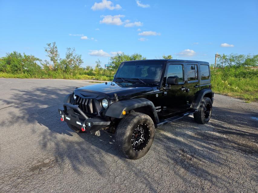 JEEP WRANGLER U 2018 black  flexible fuel 1C4HJWDG0JL899680 photo #3