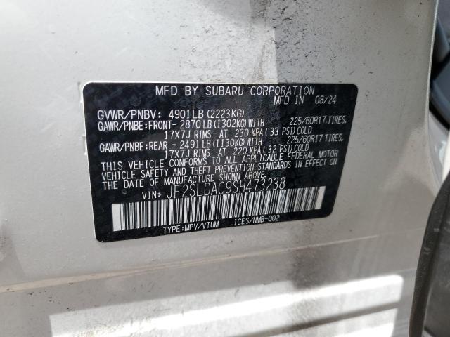 2025 SUBARU FORESTER JF2SLDAC9SH473238