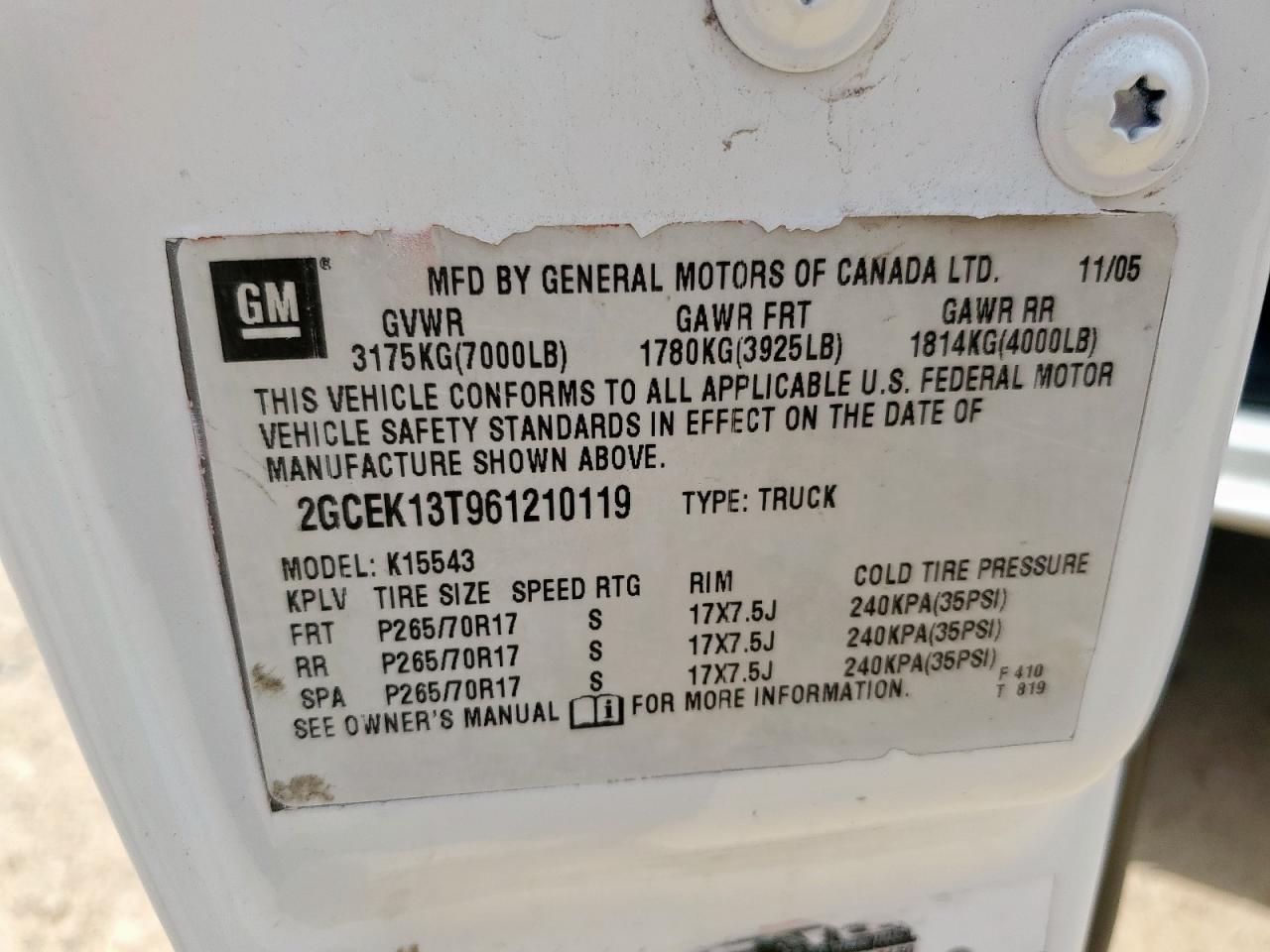 Lot #3311503238 2006 CHEVROLET SILVERADO