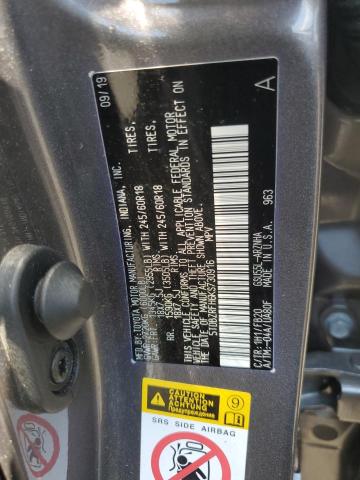 2019 TOYOTA HIGHLANDER - 5TDBZRFH6KS730916