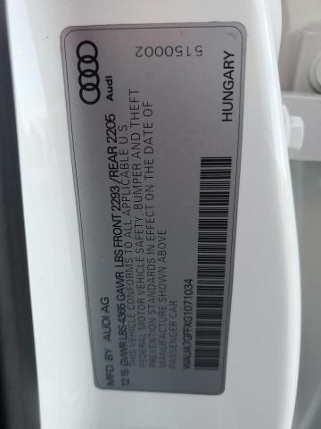 2016 AUDI A3 PREMIUM WAUA7GFFXG1071034
