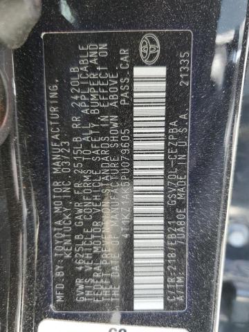 2023 TOYOTA CAMRY TRD 4T1KZ1AK5PU079605