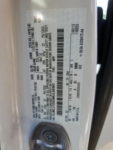 2021 LINCOLN CORSAIR 5LMCJ1D93MUL00583