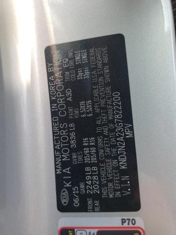 2016 KIA SOUL KNDJN2A23G7822200