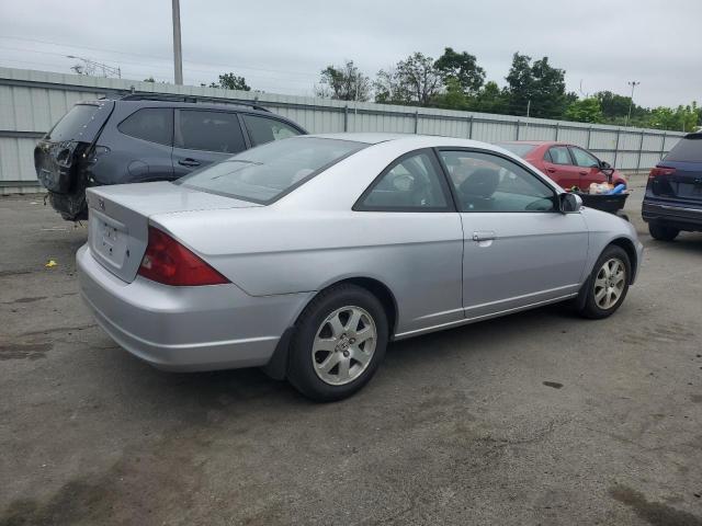 HONDA CIVIC EX 2003 silver coupe gas 1HGEM22993L084504 photo #4