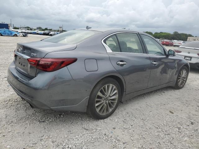 INFINITI Q50 LUXE 2019 gray  gas JN1EV7ARXKM552889 photo #4