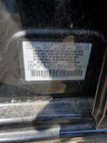 2017 NISSAN SENTRA S 3N1AB7AP3HY321814