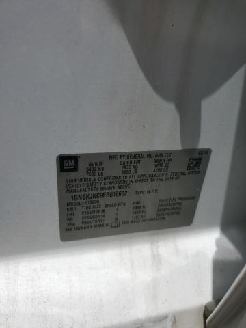 2015 CHEVROLET SUBURBAN K - 1GNSKJKC9FR616632