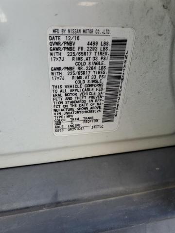 2017 NISSAN ROGUE S - JN8AT2MT6HW389526