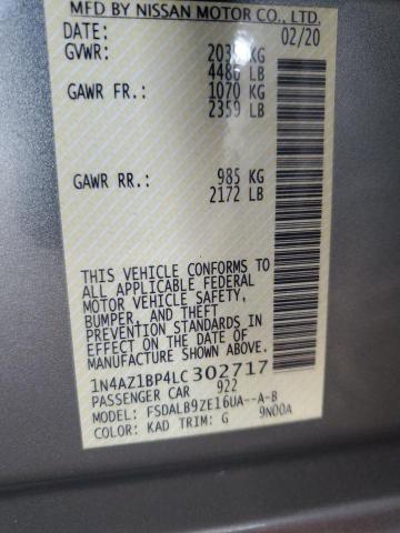 2020 NISSAN LEAF S 1N4AZ1BP4LC302717