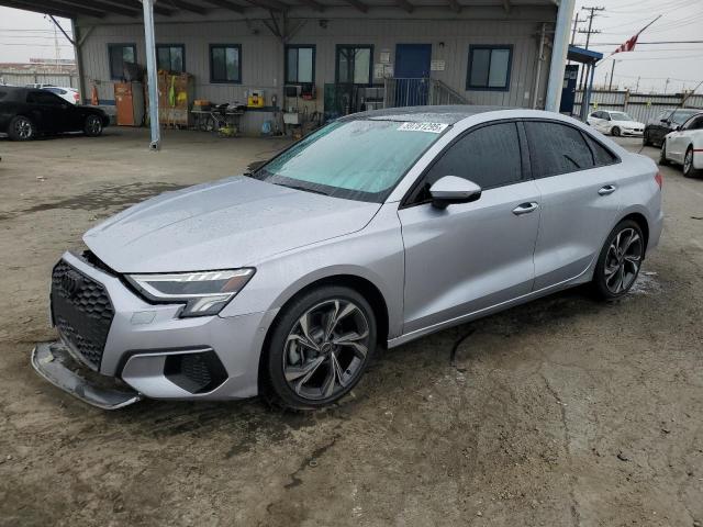 AUDI A3 PREMIUM 2023 silver  gas WAUGUDGY7PA143132 photo #1