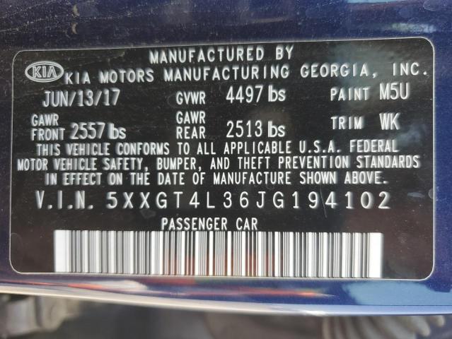 2018 KIA OPTIMA LX - 5XXGT4L36JG194102