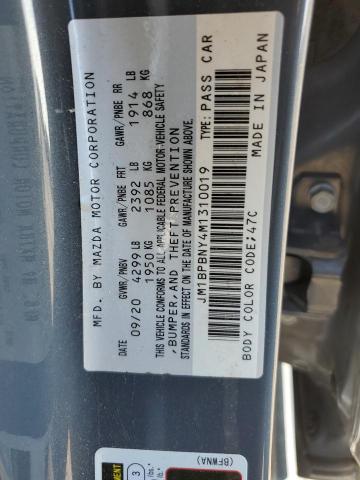 2021 MAZDA 3 PREMIUM JM1BPBNY4M1310019