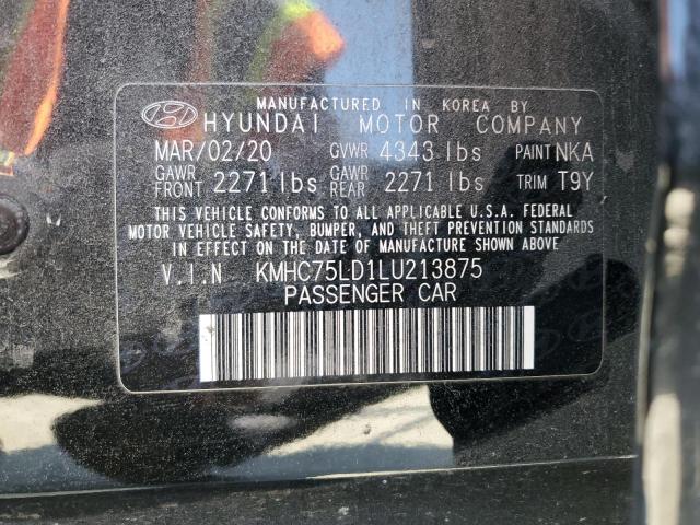2020 HYUNDAI IONIQ SEL - KMHC75LD1LU213875
