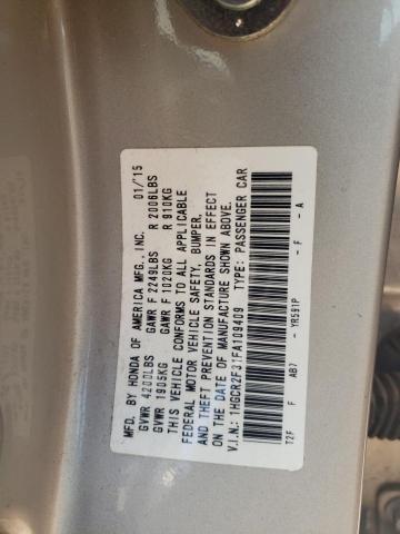 2015 HONDA ACCORD LX - 1HGCR2F31FA109409