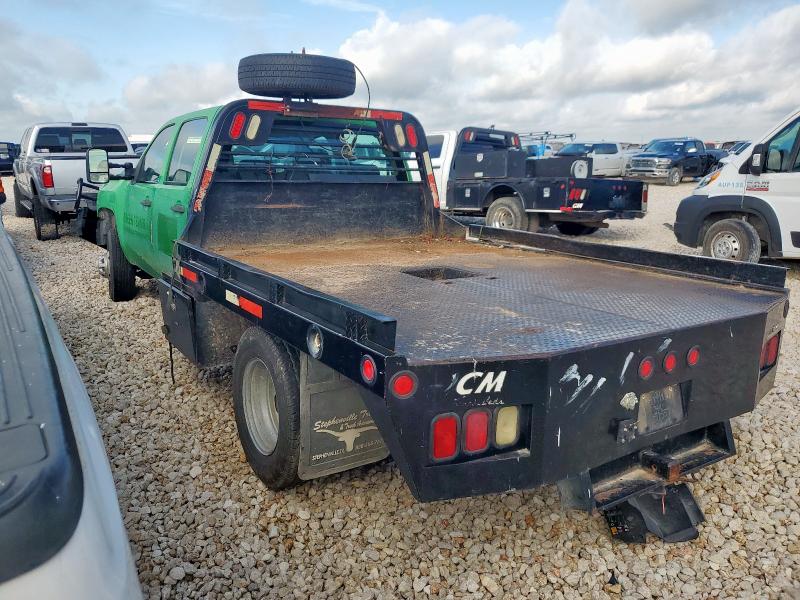 CHEVROLET SILVERADO 2013 green  diesel 1GB4KZC83DF142240 photo #3