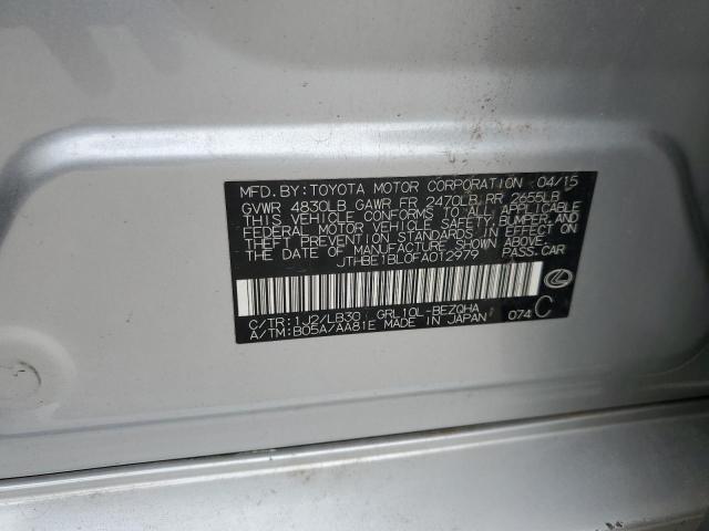 2015 LEXUS GS 350 - JTHBE1BL0FA012979