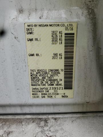 2016 NISSAN ALTIMA 2.5 - 1N4AL3AP5GC239521