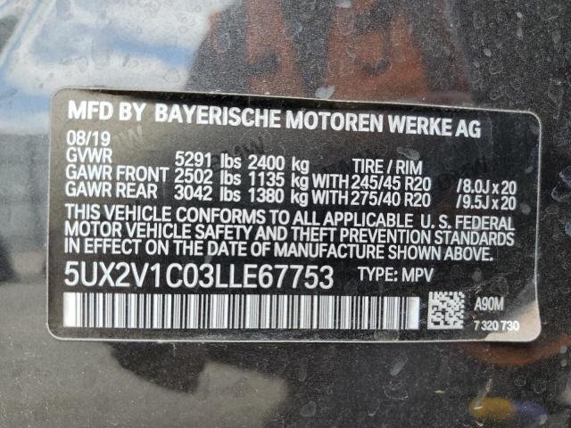 5ux2v1c03lle67753 - 2020 Bmw x4 xdrive30i - #59516705