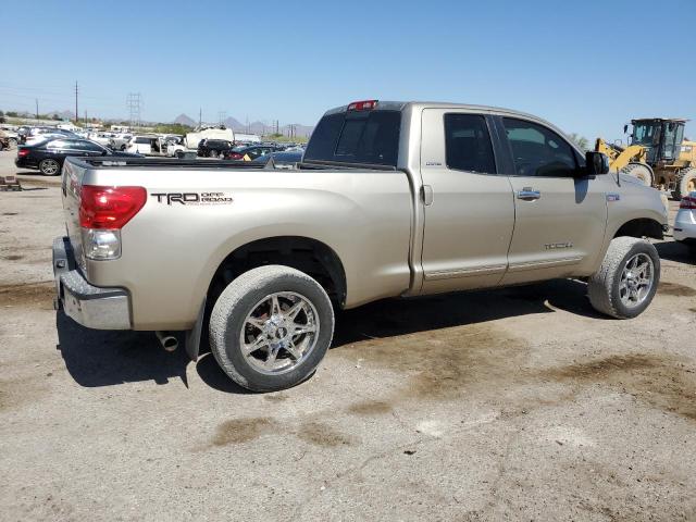 TOYOTA TUNDRA DOU 2008 gold  gas 5TFBV58198X039757 photo #4