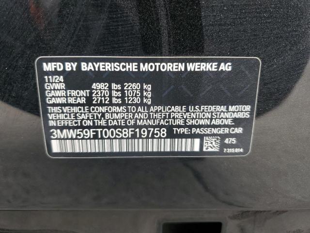 2025 BMW M340I 3MW59FT00S8F19758