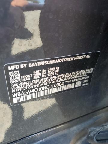 2022 BMW 840XI WBAGV4C00NCJ10004