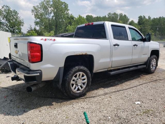 CHEVROLET SILVERADO 2015 silver crew pic diesel 1GC1KVE88FF166637 photo #4