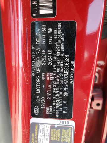 2021 KIA FORTE FE - 3KPF24AD2ME316588