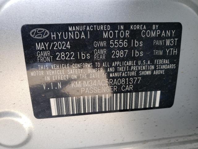 2024 HYUNDAI IONIQ 6 SE KMHM34AC5RA081377