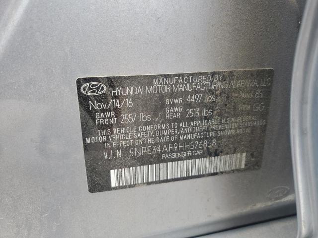 2017 HYUNDAI SONATA SPO 5NPE34AF9HH526858