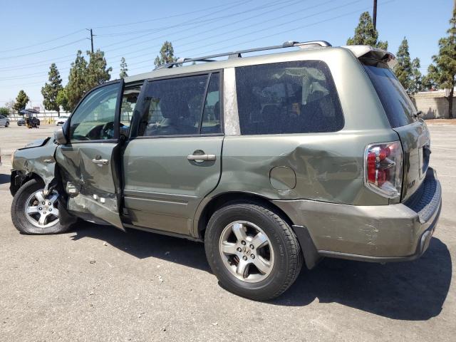 HONDA PILOT EXL 2007 green  gas 5FNYF28767B007674 photo #3