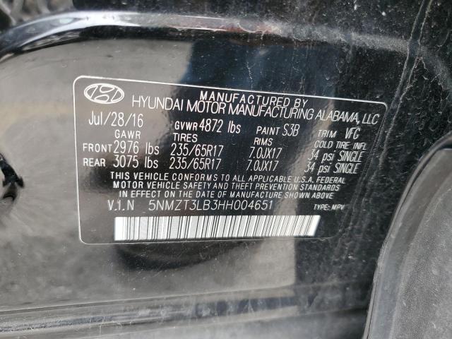 2017 HYUNDAI SANTA FE SPORT - 5NMZT3LB3HH004651