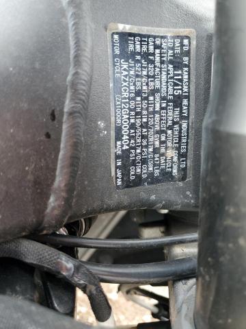 2016 KAWASAKI ZX1000 R JKAZXCR12GA000404