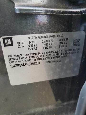 2017 BUICK LACROSSE P - 1G4ZN5SS3HU193233