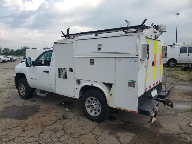 CHEVROLET SILVERADO 2014 white chassis flexible fuel 1GB3CZCG9EF122320 photo #3