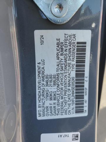 2025 HONDA CIVIC SPORT 19XFL2H84SE005249