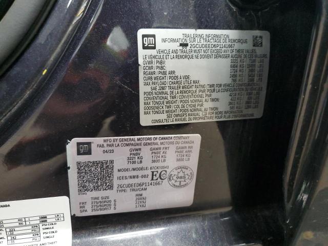 2023 CHEVROLET SILVERADO - 2GCUDEED6P1141667
