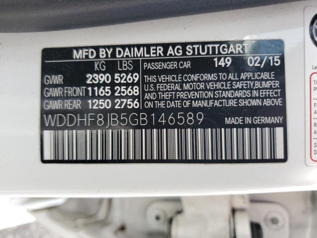 2016 MERCEDES-BENZ E 350 4MAT WDDHF8JB5GB146589