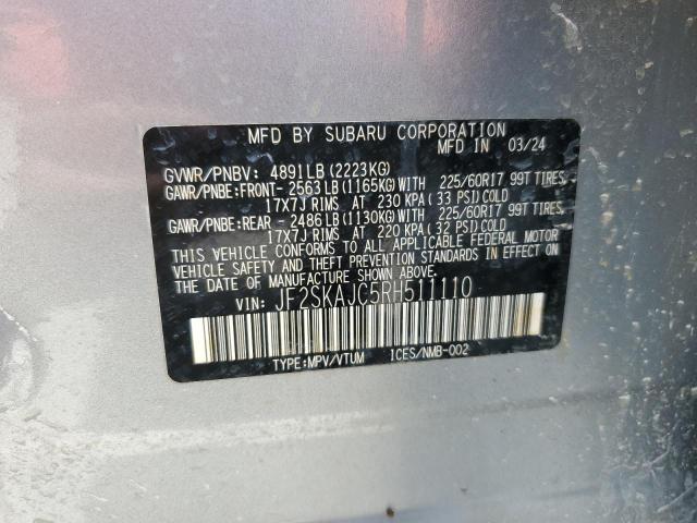 2024 SUBARU FORESTER W JF2SKAJC5RH511110