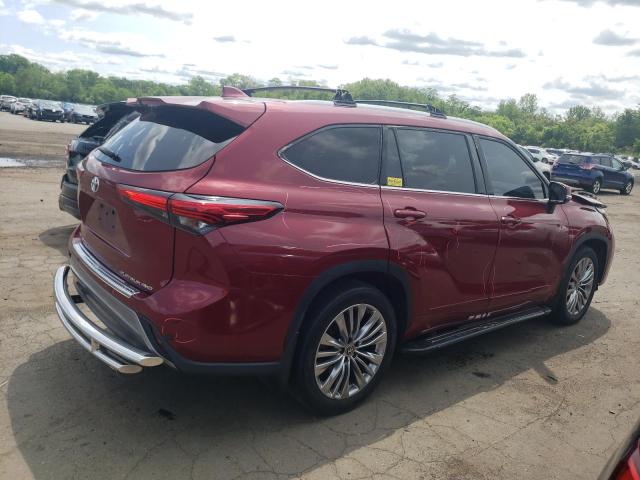 Vin: 5tdfzrbh7ms127273, lot: 59138795, toyota highlander platinum 20213