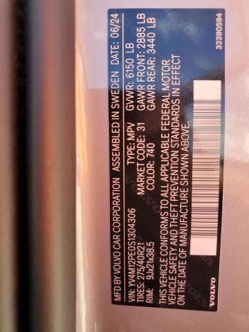 2025 VOLVO XC90 PLUS - YV4M12PE0S1304306