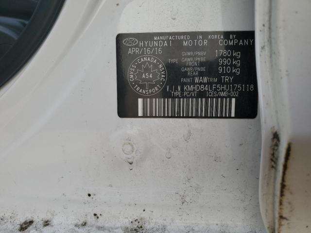 2017 HYUNDAI ELANTRA SE - KMHD84LF5HU175118