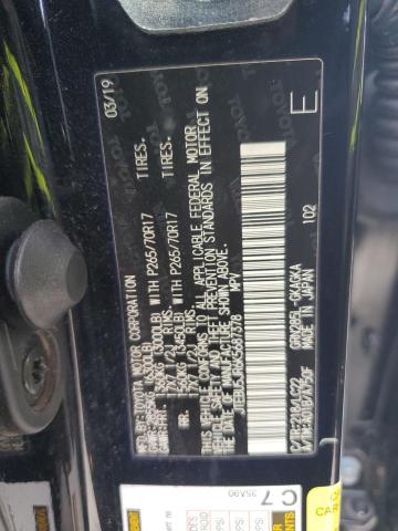 2019 TOYOTA 4RUNNER SR - JTEBU5JR6K5687378