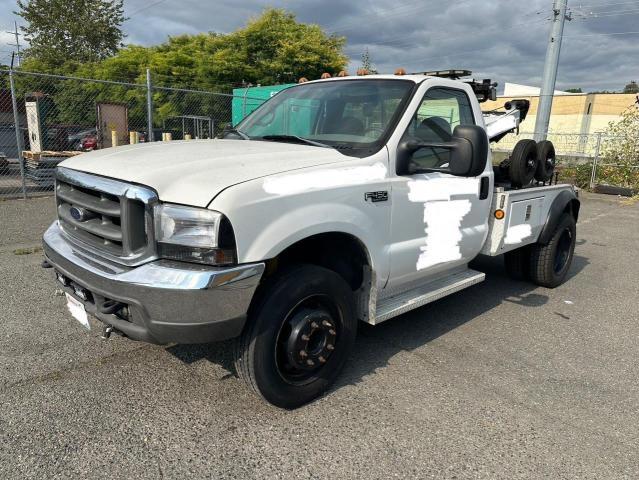 FORD F450 SUPER 1999 white chassis diesel 1FDXF46F1XEA66436 photo #3