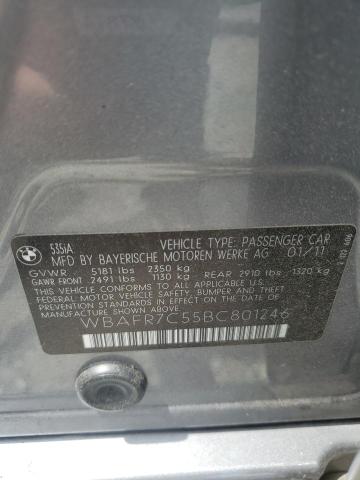 wbafr7c55bc801246 - 2011 Bmw 5 series i - #60715135