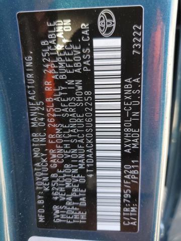 2025 TOYOTA CAMRY 4T1DAACK0SU602258