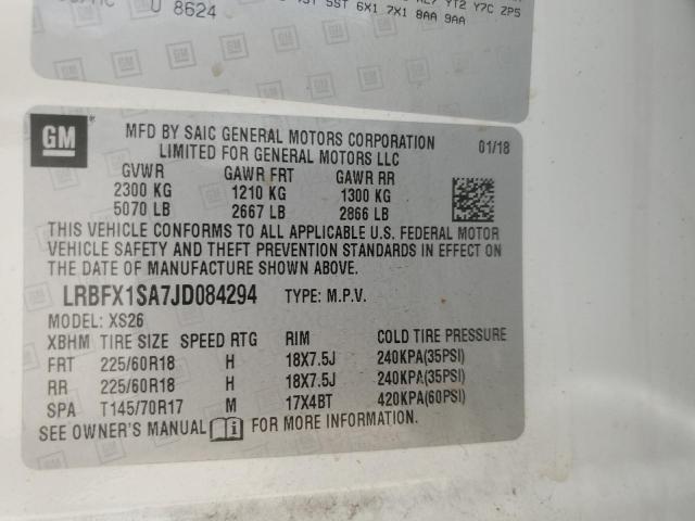 2018 BUICK ENVISION ESSENCE LRBFX1SA7JD084294
