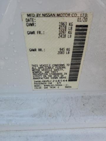 2020 NISSAN ALTIMA S - 1N4BL4BV9LC218544