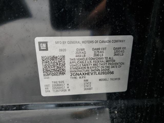2020 CHEVROLET EQUINOX LS 2GNAXHEV7L6281056