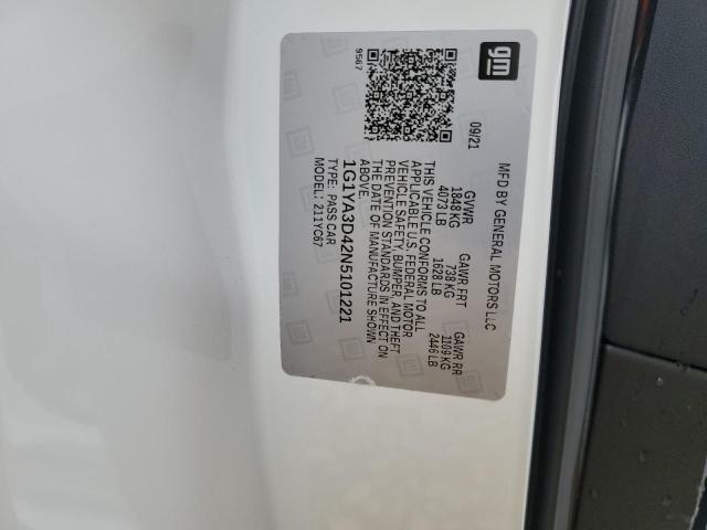 2022 CHEVROLET CORVETTE STINGRAY 1LT #3294283891